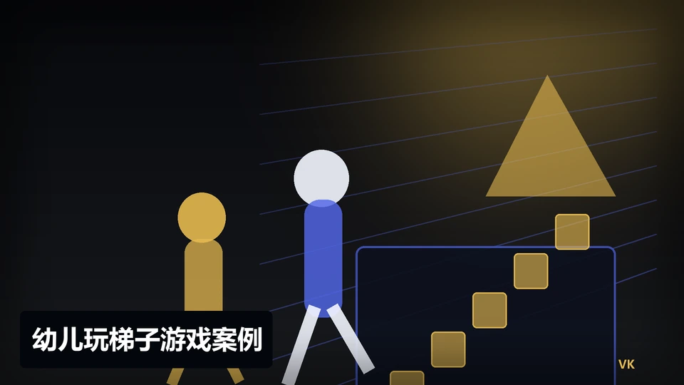 幼儿玩梯子游戏案例主题插图